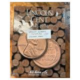 Lincoln Cent Collection 1941-1974 Partial Set