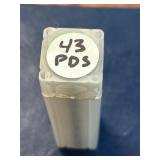 Roll of 43 PDS Wheat Pennies
