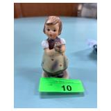 Goebel W. Germany Figurine of Girl Holding Bird