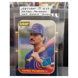 1987 Leaf Rafael Palmeiro Rookie Card #43