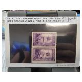 1935 3 Cent Purple Stamps with Horizontal Lines