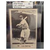 1975 TCMA Lou Gehrig All-Time Yankees Card