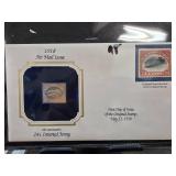 1918 24Â¢ Inverted Jenny 22k Gold Replica