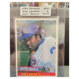 1984 Donruss Joe Carter Rated Rookie Card