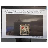 1931 US Red Cross Error Postage Stamp