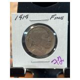 1919 Buffalo Nickel in Fine Condition