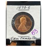 1973-S Lincoln Cent Gem Cameo Proof