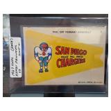 1967 Topps Krazy Pennants #53 San Diego Chargers