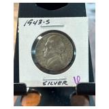 1943-S Jefferson Nickel in Coin Holder