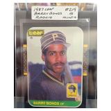 1987 Leaf Barry Bonds Rookie Card #219
