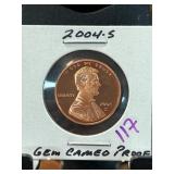 2004 S Lincoln Cent Gem Cameo Proof