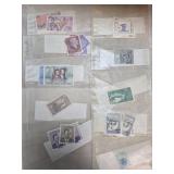 Postage Stamps in Sleeves