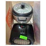 Rival Rice Cooker and Sandwich Maker Combo