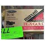 Maxell HGX-Gold TC-30 Camcorder Videocassette