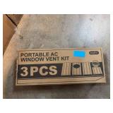 Portable AC Window Vent Kit, 3 Pieces