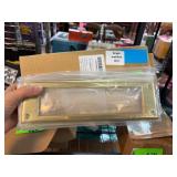 Brass Mailbox Slot with Rectangular Design