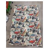 CB Radio Themed Quilt with Retro Design