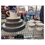 Lenox Chinastone Midnight Blossoms Dinnerware Set