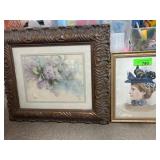 Framed Artwork with Various Subjects