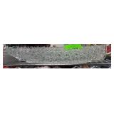 Glass Boat-Shaped Serving Dish