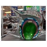 Murano-Style Art Glass Fish Sculpture