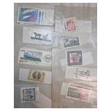 Polish Postage Stamps in Sleeves