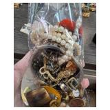 Bag of Assorted Fashion Jewelry and Accessories