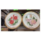 1976 Gorham Fine China Rose Plates