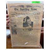 The Sporting News Newspaper Dated August 12, 1953