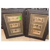 Framed Confederate Currency Reproductions