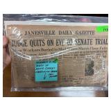 1935 Janesville Daily Gazette Newspaper
