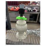 Ceramic Lamp Base with Wiring and Socket