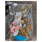 Costume Jewelry in Bag