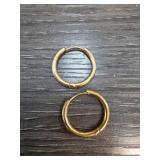 Gold-Toned Hoop Earrings