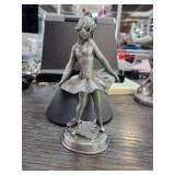 Pewter Figurine of Ballerina on Base