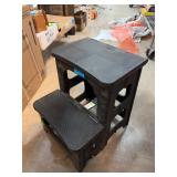 Black Plastic Folding Step Stool
