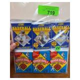 1990 Baseball Trading Card Pack Collection