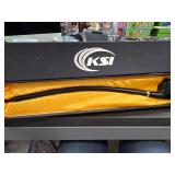 KSI Long Stem Tobacco Smoking Pipe in Black Case