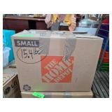 Home Depot Small Cardboard Box Clothes, 15.4 lbs