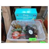 Decorative Objects and String Lights