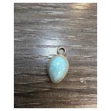 Sterling Silver and Larimar Pendant