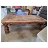 Wooden Rectangular Low Coffee Table