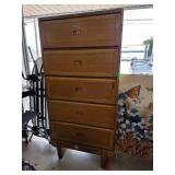 Oak Barrister-Style Bookcase with Divided Shelves