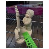 Precious Moments Santa Baby Figurine With Mirror