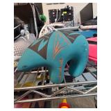 Abraham Begay Signed Ceramic Bear Sculpture