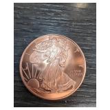 Walking Liberty 1-Ounce Copper Round