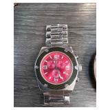 Stallone Red Dial Chronograph Watch