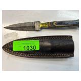 Custom Handmade Knife with Leather Sheath