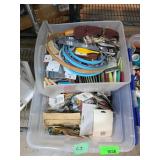 Crafting Supplies in Two Bins