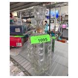 Clear Glass Decanter with Stopper